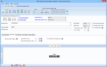 DRPU Barcode Label Maker Software - Professional screenshot 2