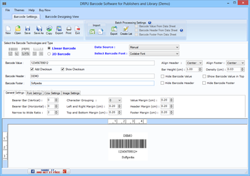 DRPU Barcode Software for Publishers and Library screenshot