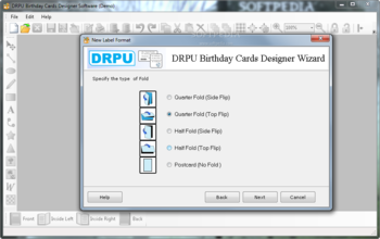 DRPU Birthday Cards Designing Software screenshot 2
