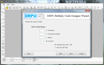 DRPU Birthday Cards Designing Software screenshot 3