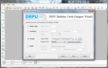 DRPU Birthday Cards Designing Software screenshot 4