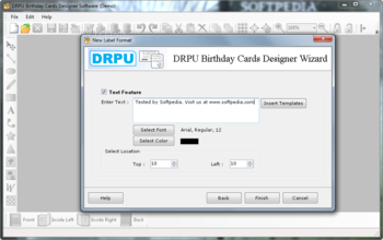DRPU Birthday Cards Designing Software screenshot 5
