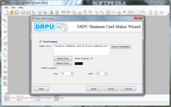 DRPU Business Card Maker Software screenshot 5