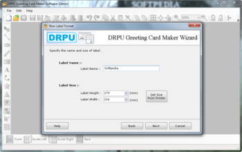 DRPU Greeting Card Maker Software screenshot