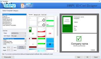 DRPU ID Card Design Software screenshot 2