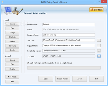 DRPU Setup Creator screenshot