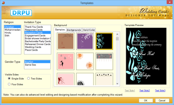 DRPU Wedding Card Designer Software screenshot 12