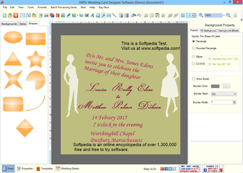 DRPU Wedding Card Designer Software screenshot 5