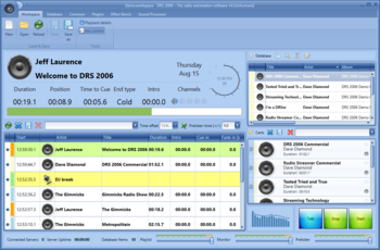 DRS 2006 - The radio automation software screenshot