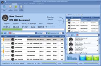 DRS 2006 - The radio automation software screenshot 2