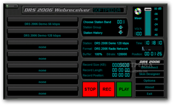 DRS 2006 Webreceiver screenshot