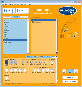 DrumCore Demo screenshot