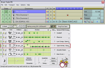 DrumTools Performance Designer screenshot