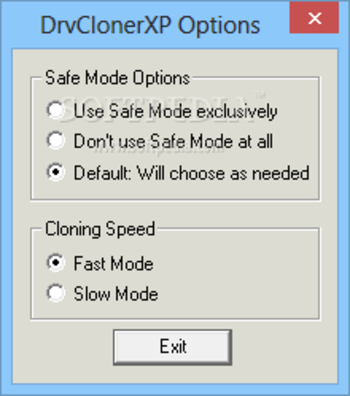 DrvClonerXP screenshot 3