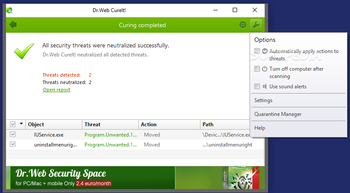Dr.WEB CureIt! screenshot 4