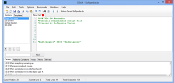 DSeX DragonSpeak eXtended Editor screenshot