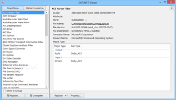 DSF/MFT Viewer screenshot