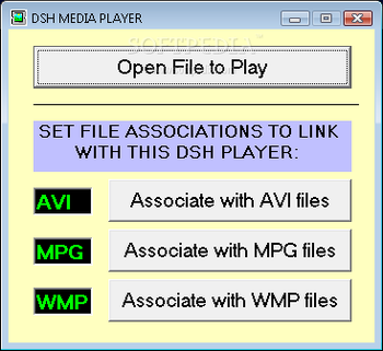 DSH Media Player screenshot