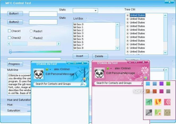 DSkinlite GUI Library screenshot 2