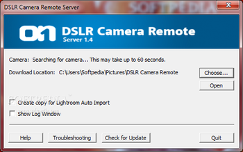 DSLR Camera Remote Server screenshot