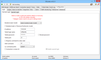 DSLstats screenshot 2