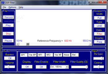 DSP Audio Filter screenshot