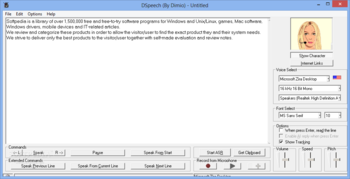 DSpeech screenshot