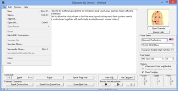 DSpeech screenshot 2