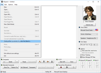 DSpeech Portable screenshot 2