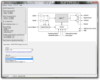 DSPLLsim screenshot 2