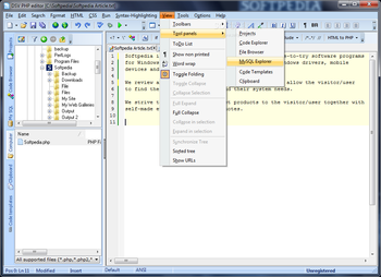 DSV PHP Editor screenshot 12