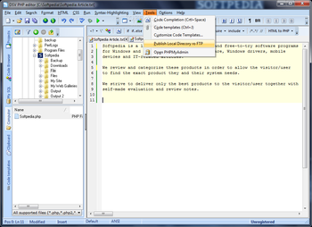 DSV PHP Editor screenshot 13