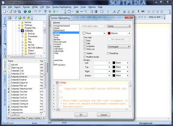 DSV PHP Editor screenshot 2