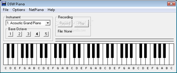 DSW Piano screenshot