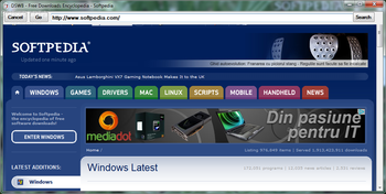 DSWB (Dead Simple Web Browser) screenshot