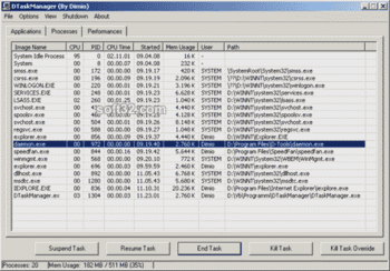 DTaskManager screenshot 2