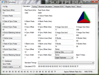 DTD Calculator screenshot