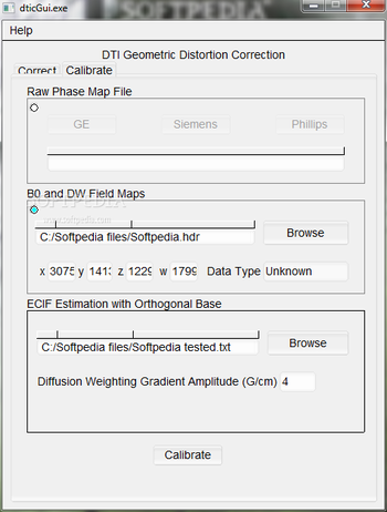 DTI Geometric Distortion Correction screenshot 2