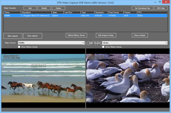 DTK Video Capture SDK screenshot