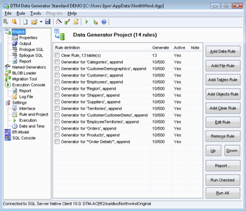 DTM Data Generator screenshot 2