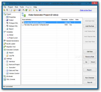 DTM Data Generator Enterprise screenshot