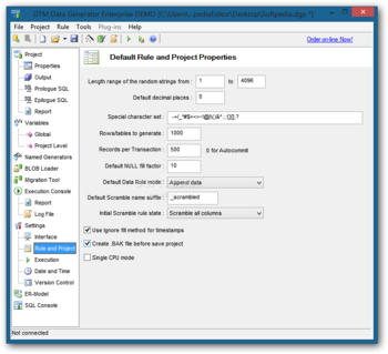 DTM Data Generator Enterprise screenshot 16