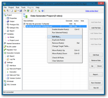 DTM Data Generator Enterprise screenshot 2