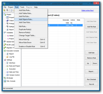 DTM Data Generator Enterprise screenshot 4