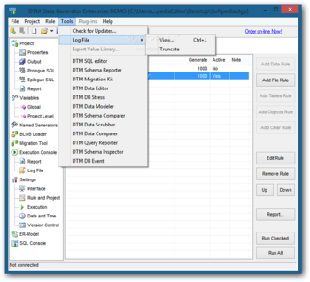 DTM Data Generator Enterprise screenshot 5