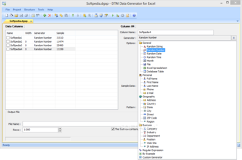 DTM Data Generator for Excel screenshot 2