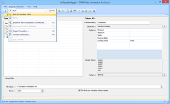 DTM Data Generator for Excel screenshot 4
