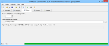 DTM Data Generator for JSON screenshot 4