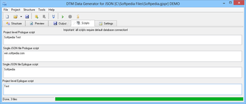 DTM Data Generator for JSON screenshot 5