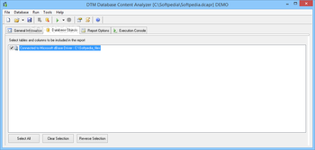 DTM Database Content Analyzer screenshot 3
